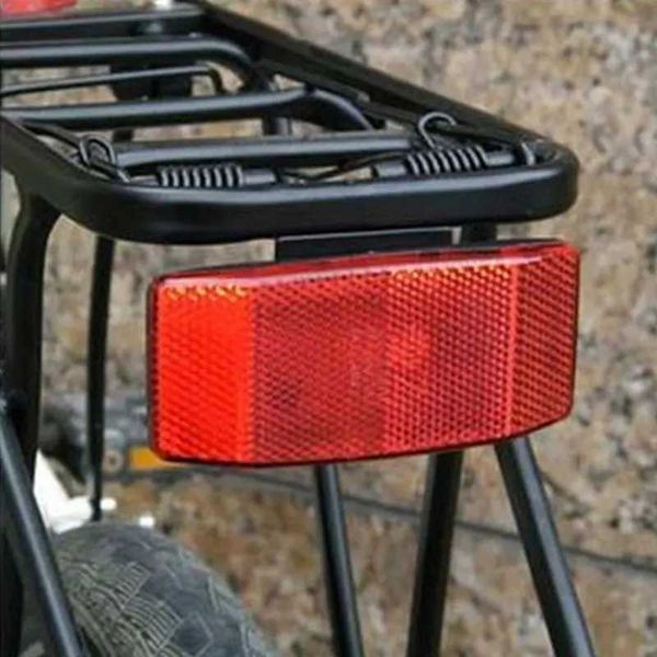 Bicycle flashlight reflector rack tail light safety warning tail light rear light reflective bicycle accessories Y240921