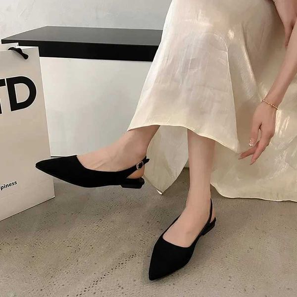 Wens Shoes New Slingbacks Wens High H Classics Fashion Transform Sexy Bombas Wen Ponto Toe Sapatos de cores sólidas Wen Z250107