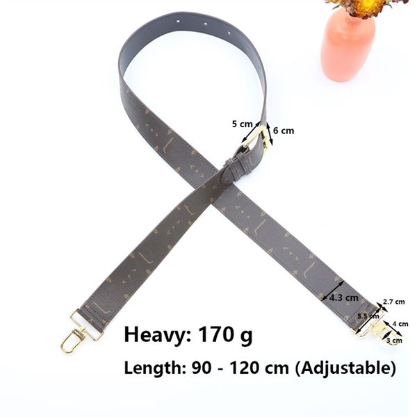 Fashion Brand Designer Bag Strap for Women Bag Parts Accessories 90 - 120 cm Great Leather Adjustable Crossbody Bags Belt Straps Zhongu03 X2
