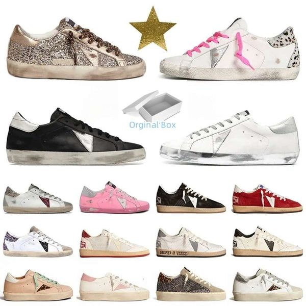chaussure Casual shoes men designer shoes mens shoes designer women running shoes TOP Classic low golden sneakers superstar Italy sneakers w