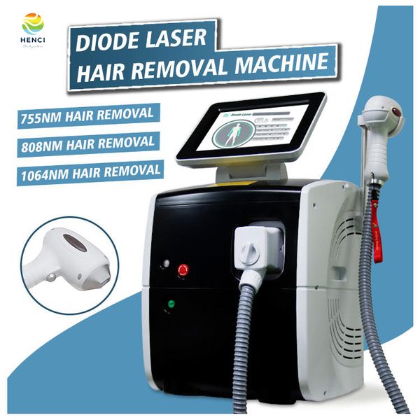 Portable 808nm 755nm 808nm 1064nm Diode Laser Hair Removal 808nm Diode Laser Safe And Fast