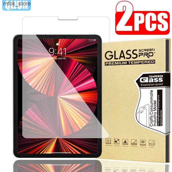 Tablet PC Screen Protectors Tablet Tempered glass film For ipad Air 5 2022 10.9 Scratch Proof Explosion prevention Screen Protector 2Pcs A25