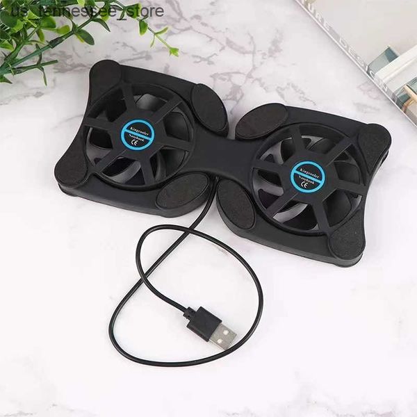 Laptop Cooling Pads USB Mini Laptop Fan Stand Notebook Foldable Folding Fan Cooler Notebook Cooling Pad Radiator Cooler Master Computer Acce