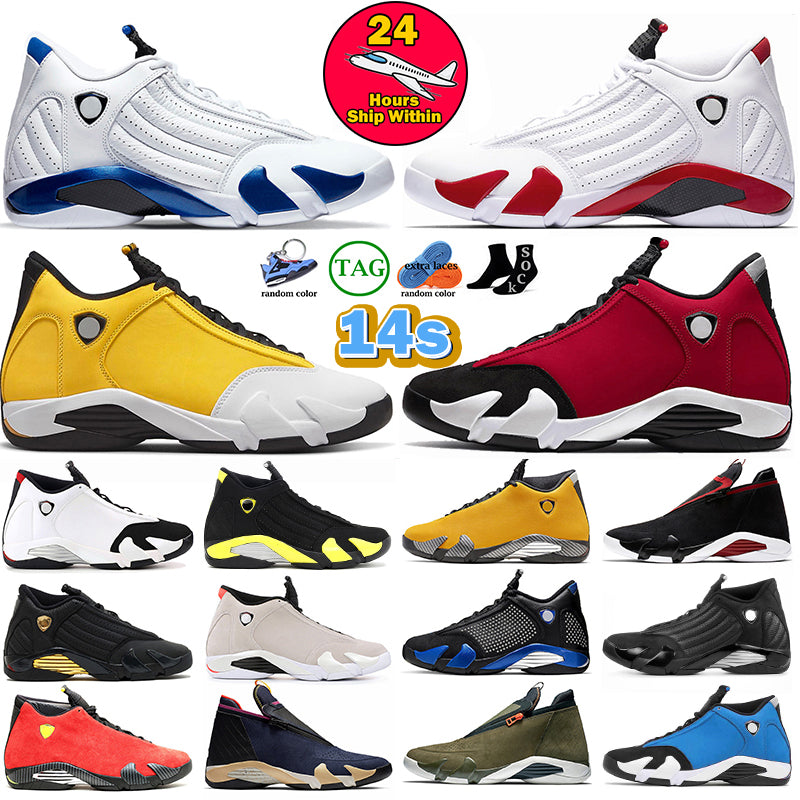 Basketball 14s Shoes men jumpman 14 Ginger candy cane Winterized gym red Blue desert sand defining moments Hyper Royal retro mens trainers sports sn