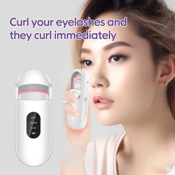 Eyelash Curler Portable Electric Comb Eye Lash Perm Long Lasting Eyelashes Curls Thermal Eyelash Curler Makeup ToolsC250111