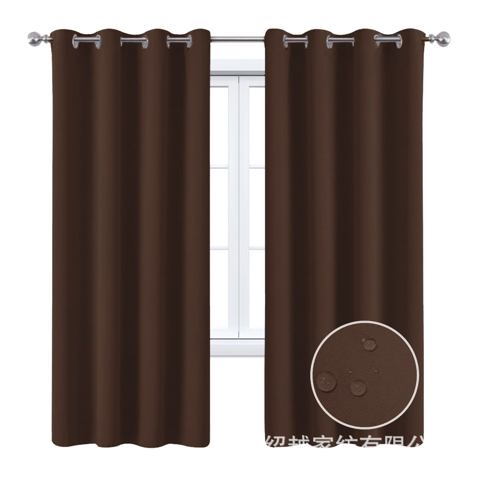 YL-36814 factory wholesale cross-border full blackout cloth solid color balcony sun protection heat insulation outdoor waterproof curtain