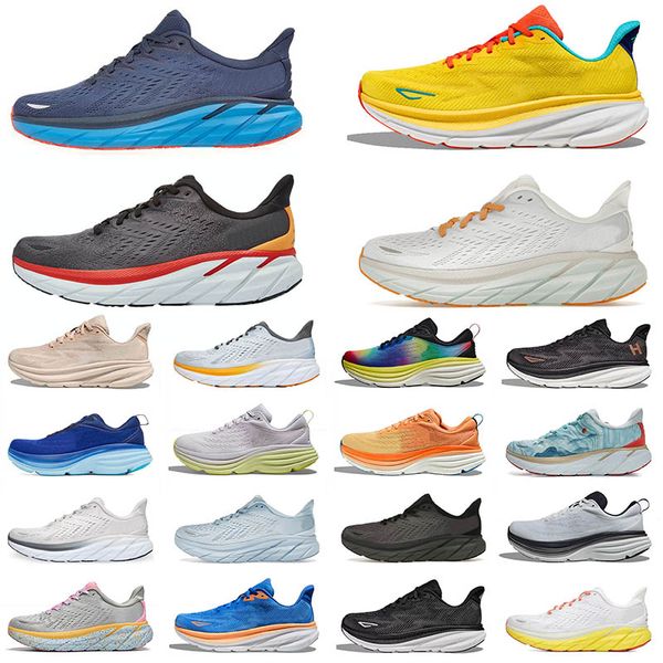 Bondi 8 Clifton 9 sneakers trainers sports outdoor shoes Athletic pairs low-top black beige Cloud runners shoe Platform Carbon 2 Multicolor
