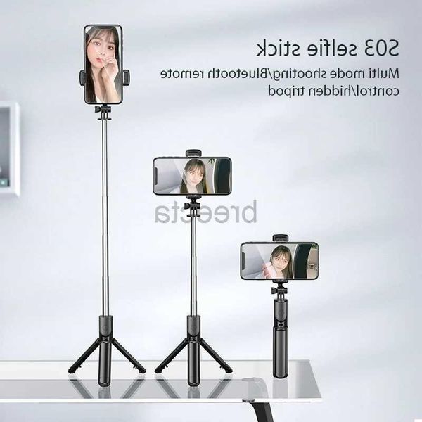 Selfie Stick Tripod with Wireless Bluetooth Remote - Extendable Monopod for Smartphones & Live Streaming in 2024