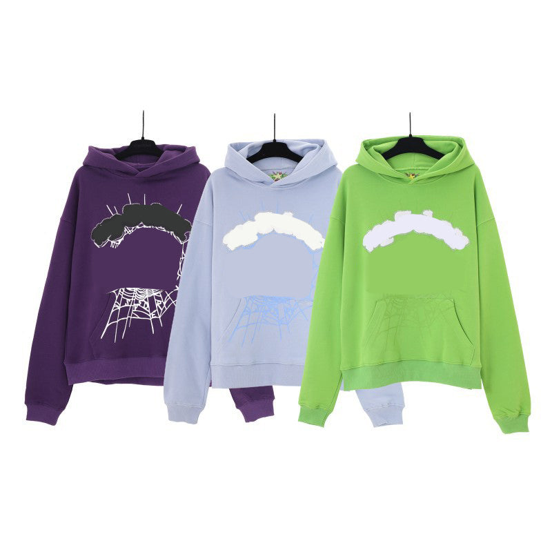 Men hoodie trendy high street Young Thug Top quality Pant Men Women Spider Tracksuit Net Sweatshirt Designer Sweatshirts Pullovers