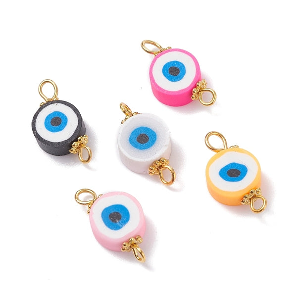 Handmade Polymer Clay Beads Links Connectors