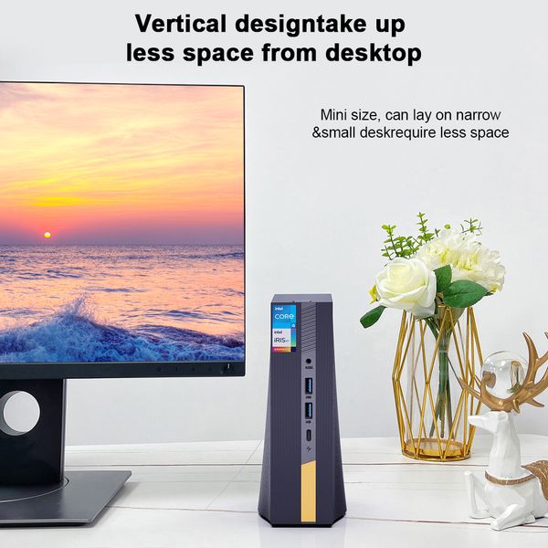 Transpeed Mini PC Windows 11pro intel UHD Graphics i9-11900H i7-12650H WIFI6 BT5.2 LAN 1000M 1TB Gaming Computer HD2.0 Mini pc