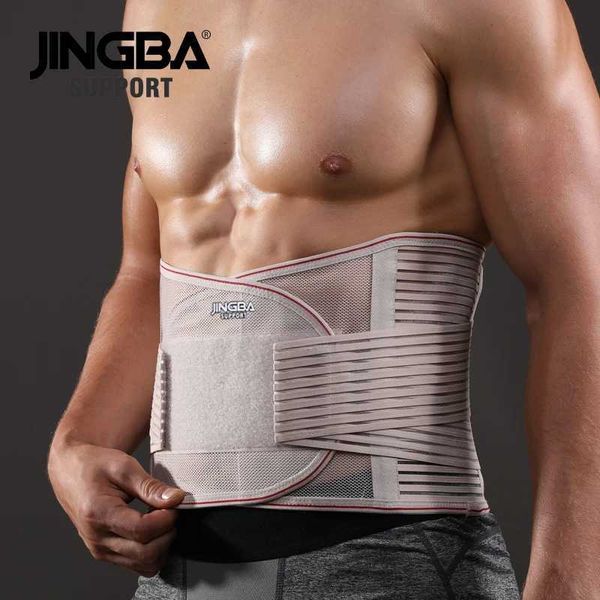 Waist Tummy Shaper JINGBA SUPPORT Orthopedic Corset Back Support Belt Men Back Brace Belt Fajas Lumbares Ortopedicas Protection Spine Suppor