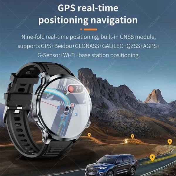 Smart Watches Google Play 1.95-inch 3D smartwatch 4G network SIM card download application GPS camera WIFI NFC call Android female smartwatc