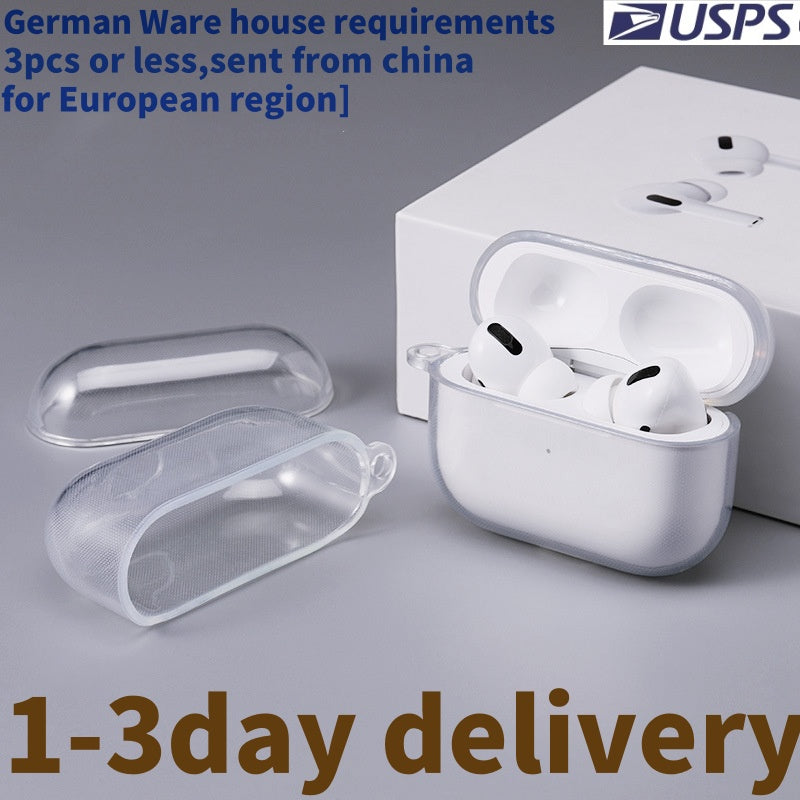 USA Stock For Apple AirPods pro 2 earphone 3rd 5 airpod 4 6 earphones 3 Solid Silicone Cute Protective Headphone Cover Apple Wireless Charging Box 3