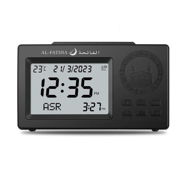 Digital LED Azan Clock Muslim Islamic Islam stylish Azan Adhan Prayer Reminder Alarm Mosque Wall Clock Prayer Time Hijri 250211