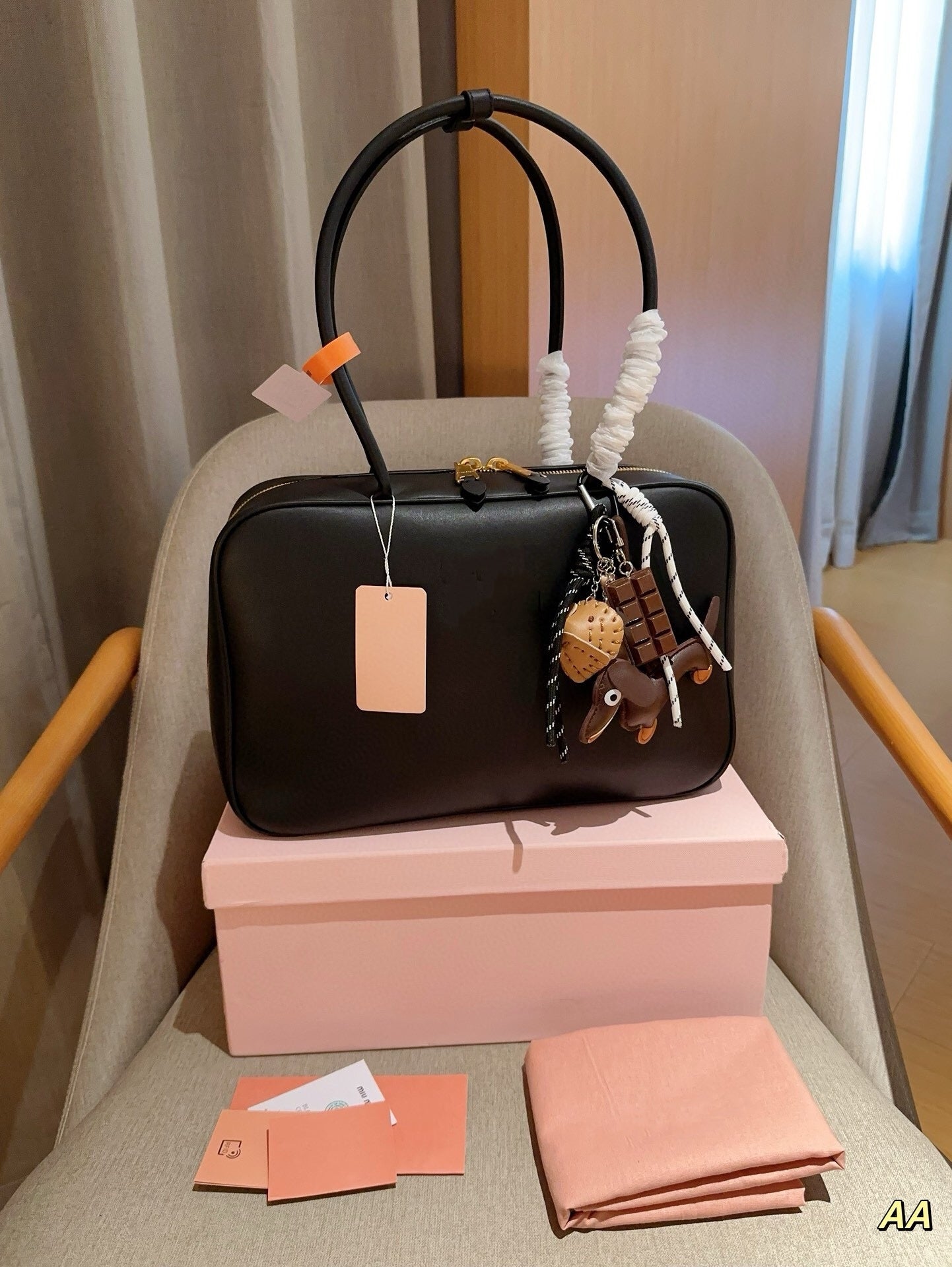 F3-Boston bag large capacity commuter bag handbag underarm shoulder bag