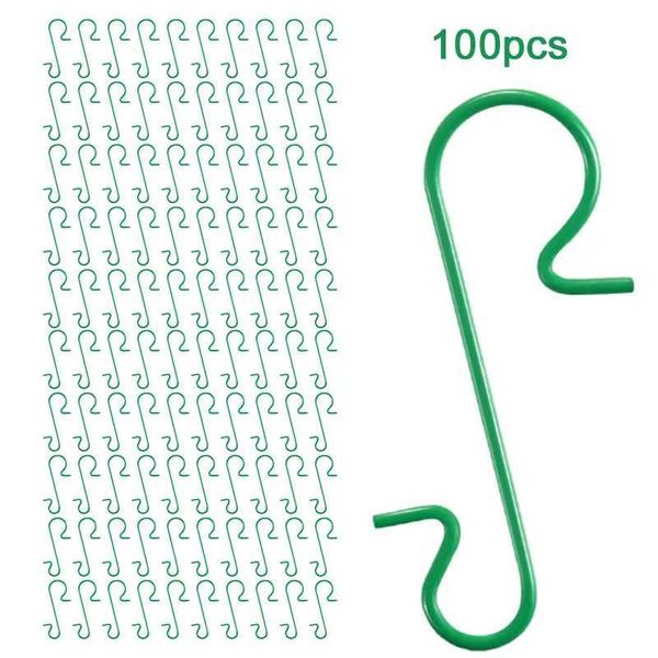 100pcs Christmas Ornaments S Shape Hooks Christmas Tree Decoration Multi Purpose Holders S Shape Hook DropshipXJ241026