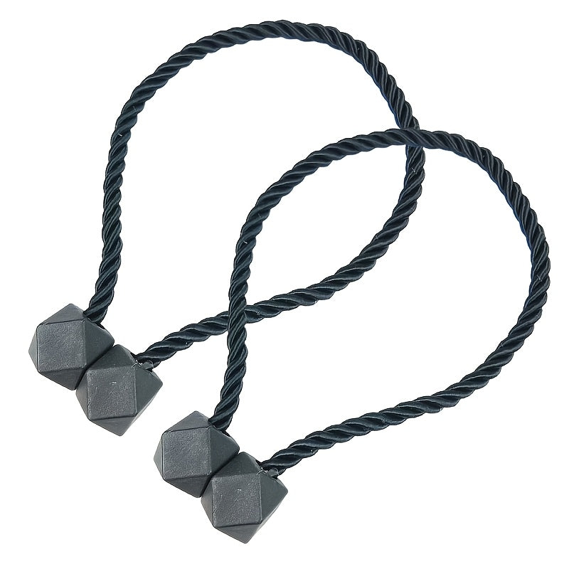 TEMU 2pcs Set Of Magnetic Curtain Straps For Storage, Curtain Straps Without Punching Holes And Tying Ropes
