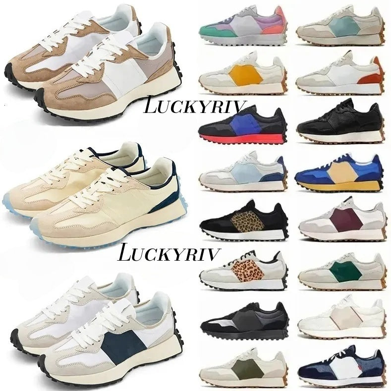 New Running Shoes Designer Trainers Sneakers For Mens Womens Athletic Leopard Sea Salt Suede Oxford Beige Black White Grey Outdoors Sports Gym Sneak