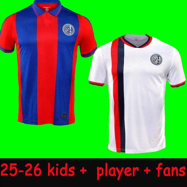 2025 San Lorenzo Soccer jerseys MUNIAIN BARRIOS San Lorenzo football shirts 25 26 VOMBERGAR CERUTTI S-2XL