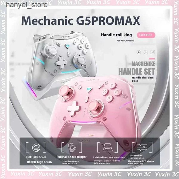 Game Controllers Joysticks G5 Pro Max Joystick Game Controller Three Mode Wireless Joystick Elite Hall Trigger Joystick For Switch Pc Steam