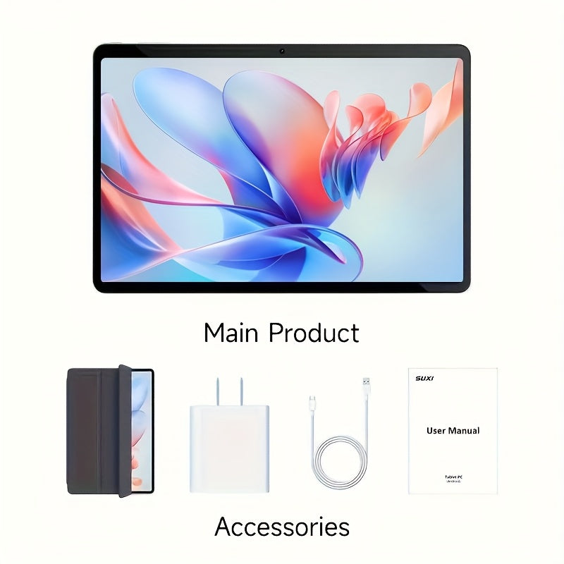 TEMU 14 Tablet 10.1-inch Face Unlock T606 -core Chip 12gb 128gb Rom Support Expansion 1tb Of Storage 4g Lte Talk 5gwifi Front And Rear Dual Cameras