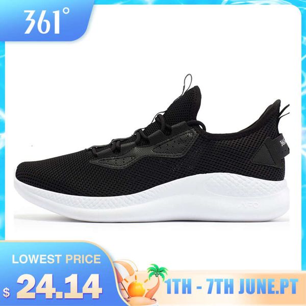 361 Degrees NFO One Pedal Men Running Sports Shoes Breathable Technology Mesh Cushioning Lightweight Rebound Sneakers 672112246 21480
