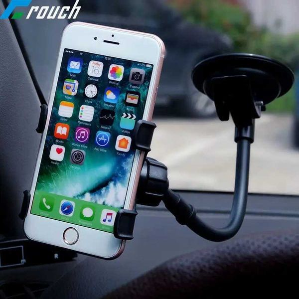 Cell Phone Mounts Holders Crouch Car phone holder universal 360 degree flexible instrument panel windshield GPS installation desktop H241015