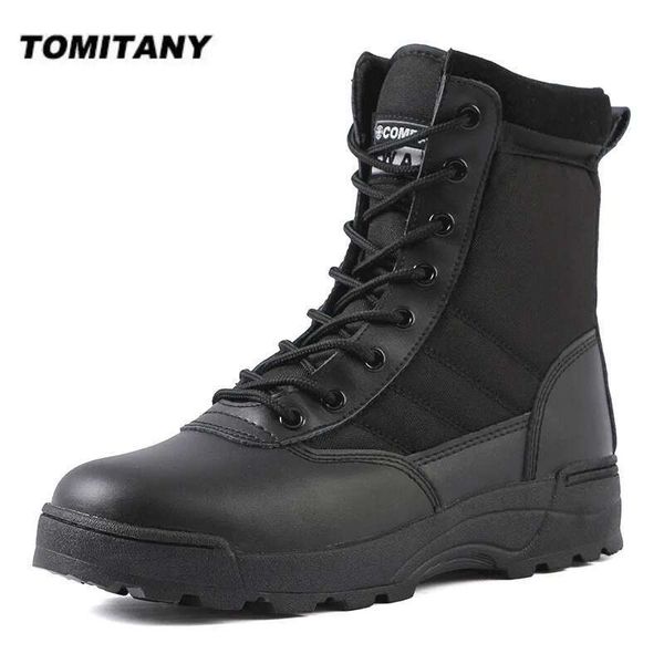 Tactical Special Force Desert Combat Outdoor Hiking Boots Ankle Men Work Safty Shoes