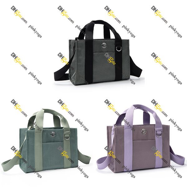 Two-tone canvas tote crossbody bags for women handbag with Adjustable detachable shoulder strap Qltrade_9 mini travel purse 4.5L