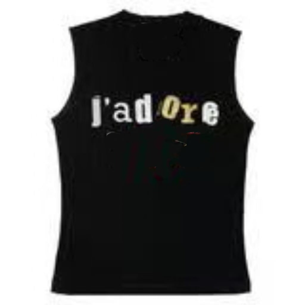 Designer&#039;s pure cotton vest for women&#039;s summer outerwear, concealed breast, sleeveless camisole, inner bottom, anti glare top