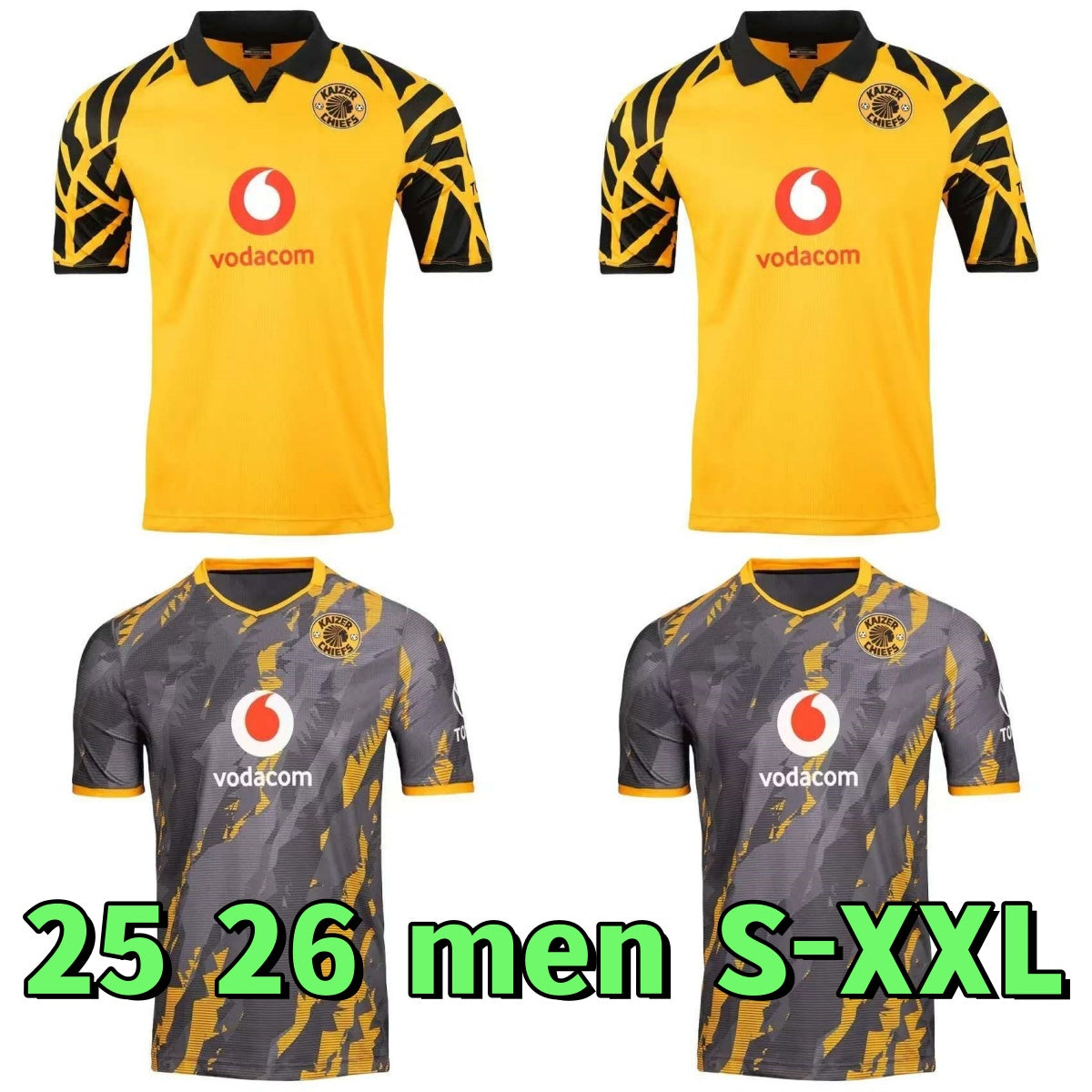 25 26 Kaizer Chiefs Soccer Jerseys Home Billiat Dolly Nurkovic Kambole Hlanti Baccus Blom maillot de 2025 2026 football shirt MEN uniforms