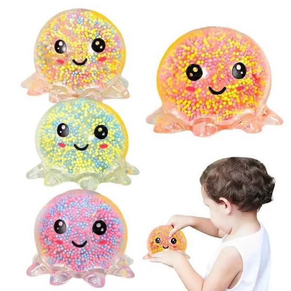 Luminous Squeezing Ball Squeezing Stress Relieving Toy Bubble Octopus Ball Stress Relieving Toy Childrens Birthday Gift W241204