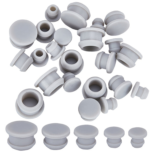 30 Stück Silikon-Flaschenverschlussstopfen in 5 Stilen