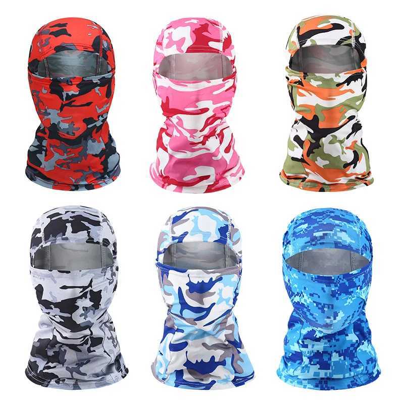 Camouflage Balaclava Full Face Mask Ski Bike Cycling Hunting Head Cover Scarf Blaclava Cap Bandanas Men Free shipping