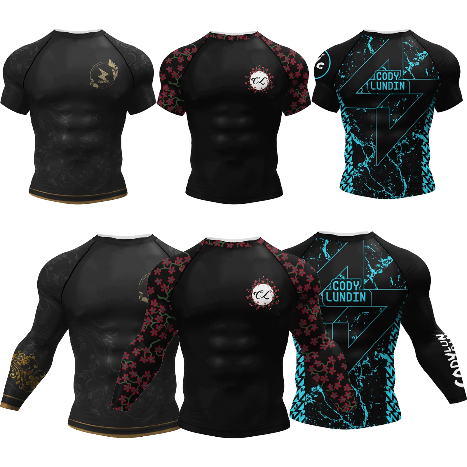 Sports Jiu Jitsu BJJ Rash Guard Menâs No GI MMA Full Sleeve Compression Rash Guards Gym Cycling Jersey Grappling Combat Wear