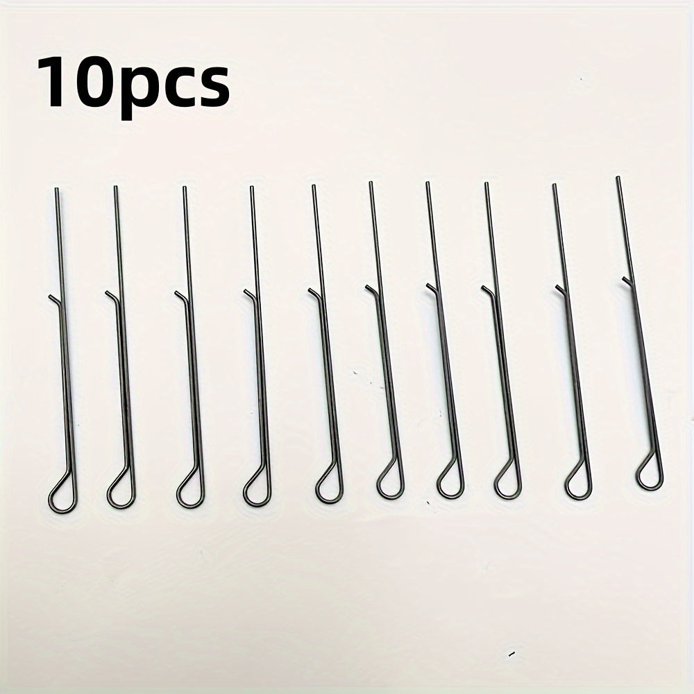 TEMU 10pcs Heavy-duty Candle Wick Clips - Professional & Home Use, Secure Wick Fixing Holders For Aromatherapy, Pillar, Jar Candles - Durable Wick