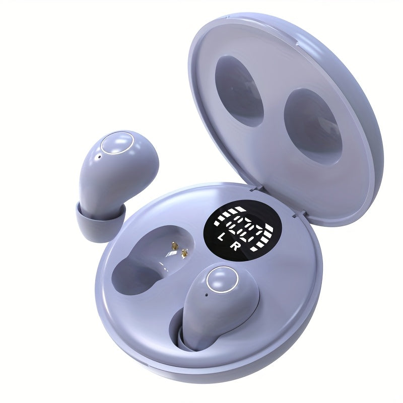 TEMU Tws Wireless Bluetooth Earphones For Sleep Assistance, Mini Earbuds, Invisible Earbuds, High-definition Stereo Calls, 4 Simple And High-end