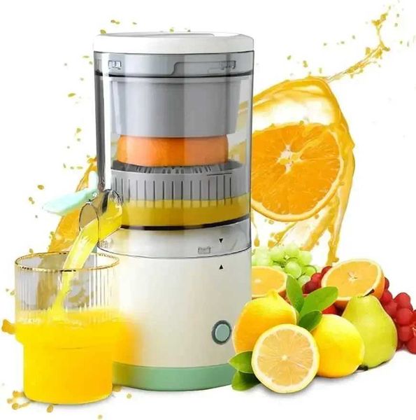 Juicers Automatic Juicer Portable Small Home Lemon Juicer USB Rechargeable Stainless Steel Juice Separator Easy Clean Kitchen Supplies J2411