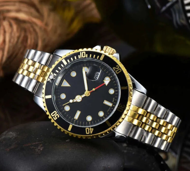 RLX Oysters Perpetual Sub Mariner Watches Gold Business Watch Mens Multiple Colour Stainless Steel Clock superlative chronometer 1000ft 300m Luxury