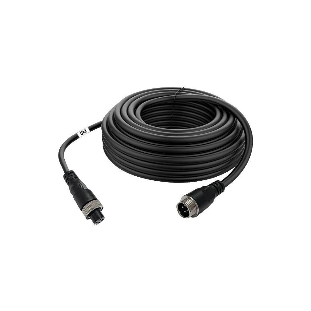 Auto 4-pin Aviation Video Extension Cable RV Reversing Monitor CCTV System Car Video Extension wire