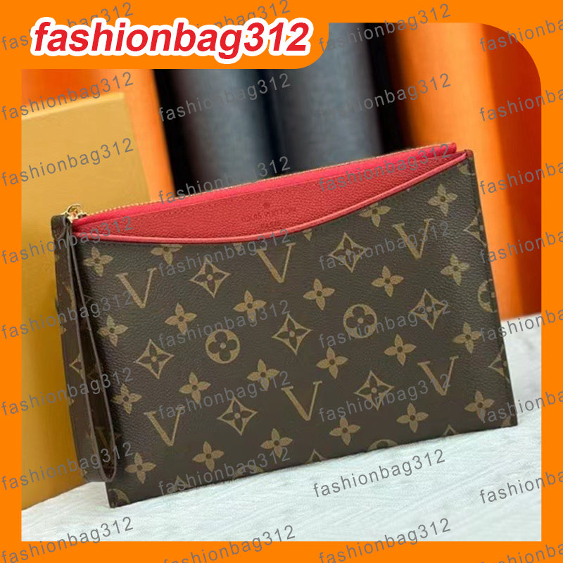 designer wallet handbag luxury Bags high quality zippered card holder monogram clutch bag Checkbook credit card slot passport holde genuine leather