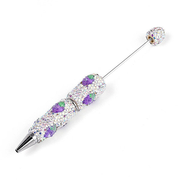 Resin & Polymer Clay Pave Rhinestone Ball-Point Pen