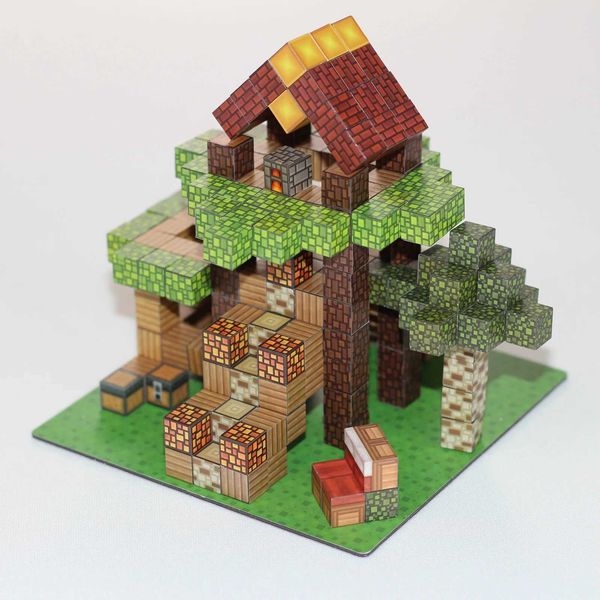 Magnetic Blocks 236pcs Magnetic Block Building Block Puzzle Toy MY World Mini Building Set With Various Combination DIY Educational Toys Gif