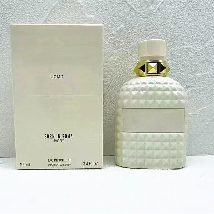 Designer Born in Roma Ivory 100ml for Men Women Eau de Toilette Vaporisateur Spray Man perfume Woman Fragarance Floral Spray EDP Charming Intense Sm