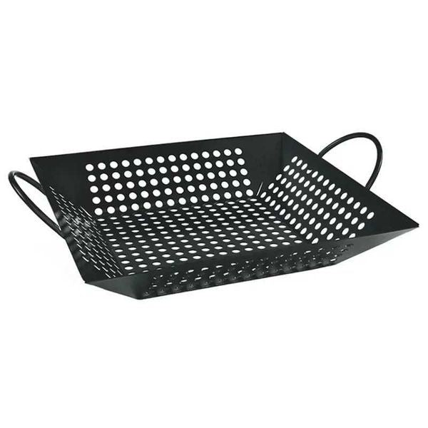 Square barbecue kitchen utensils barbecue basket with handle used for outdoor barbecue toolsX240718