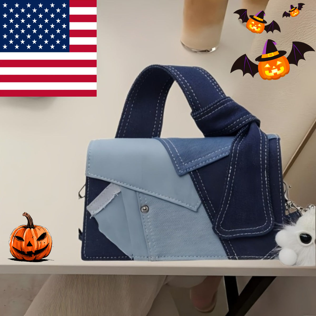 TEMU Stylish Women's Handbag, Magnetic Closure Fashion Body Bag, Shoulder Bag, Lining, Adjustable Shoulder Strap, Perfect For Shopping, Dating, And