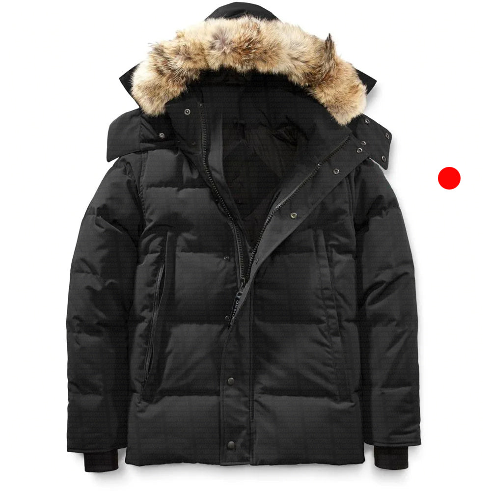 Jacket Down 29 wyndham Canada parker Women Men 29S Wolf Fur Collar Medium Length Winter New Style Goosecoat Overcame Clothes Thick High-End 90% Duck