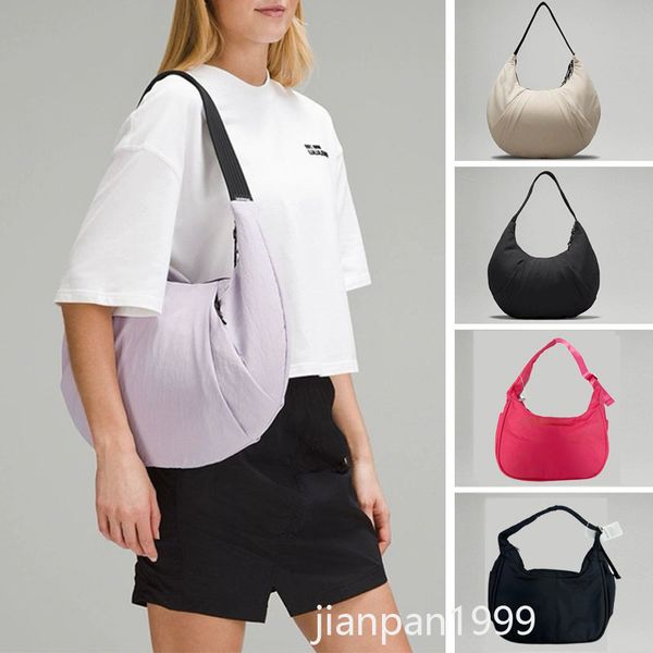 Pleated Shoulder Bag everywhere Lu yoga Sports and leisure waterproof Armpit bag Armpit bag Luxury Designers Nylon Shopping Bags High capaci