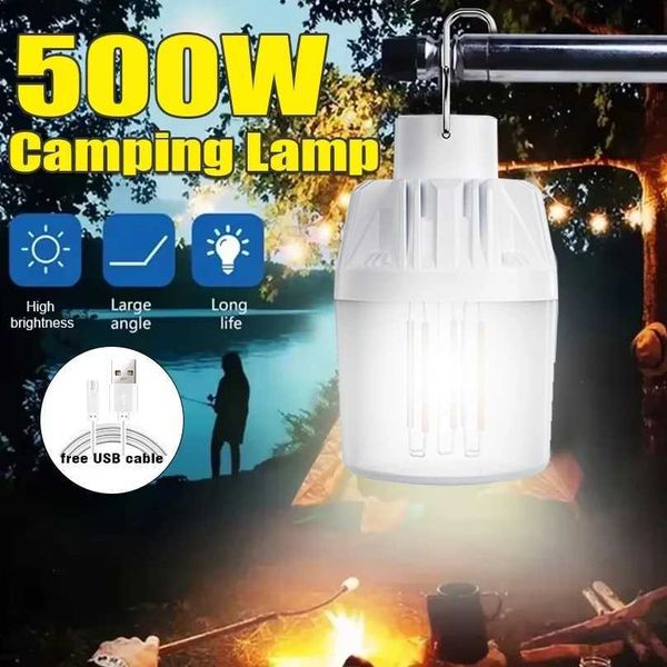 Solar Camping Lantern KDULIT portable USB charging LED camping light outdoor emergency light bulb high-power light bulb battery light tent l